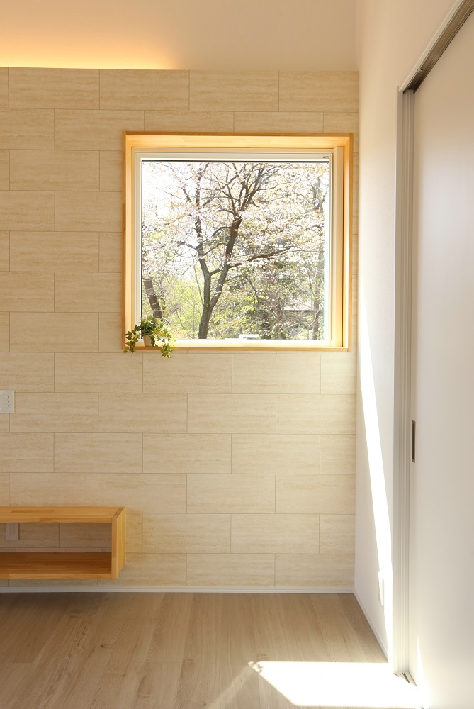 自然を取り入れる窓