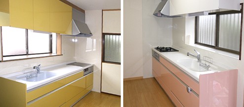 キッチンリフォームプラス床＆壁
